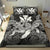 Hawaii Turtle Wave Polynesian Bedding Set - Hey Style Gray - Polynesian Pride