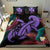 Hawaii Turtle Polynesian Tropical Bedding Set - Ghia Style Purple - Polynesian Pride