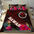 Hawaii Bedding Set - Kanaka Maoli With Hibiscus On Polynesian Patterns (RED) - Polynesian Pride