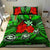 Kanaka Maoli (Hawaiian) Bedding Set - Polynesian Turtle And Hibiscus Green - Polynesian Pride