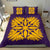 Hawaiian Bedding Set Royal Pattern - Purple And Gold - A3 Style - Polynesian Pride