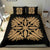 Hawaiian Bedding Set Royal Pattern - Black And Gold - A3 Style - Polynesian Pride