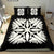 Hawaiian Bedding Set Royal Pattern - Black And White - A3 Style - Polynesian Pride