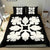 Hawaiian Bedding Set Royal Pattern - Black And White - C1 Style - Polynesian Pride