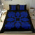 Hawaiian Bedding Set Royal Pattern - Black And Blue - C1 Style - Polynesian Pride