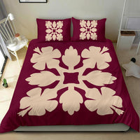 Hawaiian Bedding Set Royal Pattern - Pink - C1 Style - Polynesian Pride