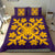 Hawaiian Bedding Set Royal Pattern - Black And Gold - C2 Style - Polynesian Pride