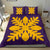 Hawaiian Royal Pattern Bedding Set - Purple And Gold - D1 Style - Polynesian Pride