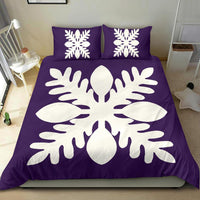 Hawaiian Royal Pattern Bedding Set - Purple - D1 Style - Polynesian Pride