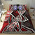 Northern Mariana Bedding Set - Tribal Flower Special Pattern Red Color - Polynesian Pride