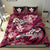 Kanaka Maoli (Hawaiian) Bedding Set - Waves Polynesian Turtle Hibiscus (Pink) - Polynesian Pride