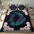 Hawaiian Shark Turtle Plumeria Bedding Set - Black - Zelda Style - AH - Polynesian Pride