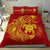 Hawaii Polynesian Personalised Bedding Set - Vintage Polynesian Turtle (Red) - Polynesian Pride