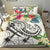 Fiji Polynesian Bedding Set - Summer Plumeria (White) White - Polynesian Pride