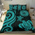 American Samoa Bedding Set - Turquoise Tentacle Turtle Turquoise - Polynesian Pride