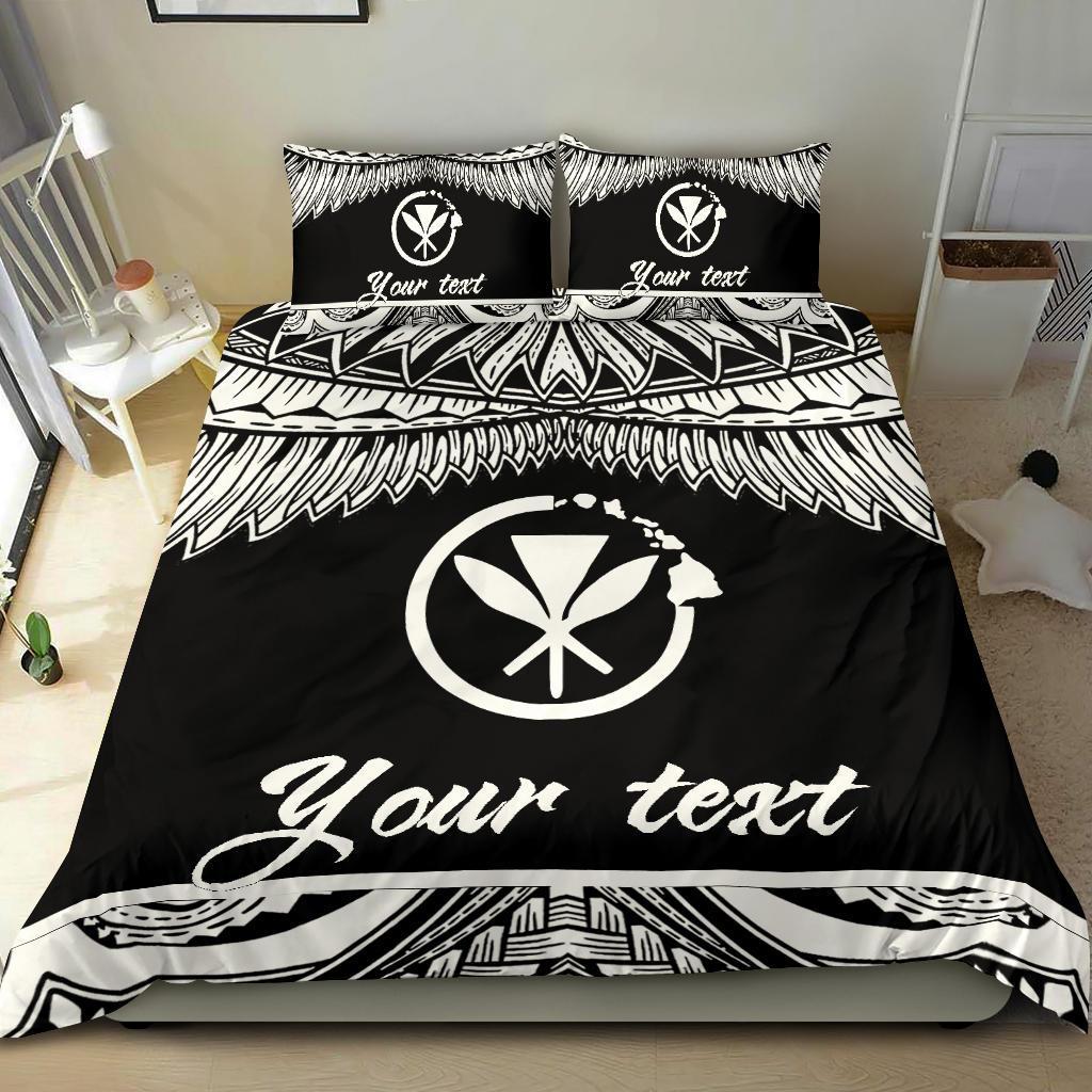 Hawaii Polynesian Custom Personalised Bedding set - Hawaii Pride White Version White - Polynesian Pride