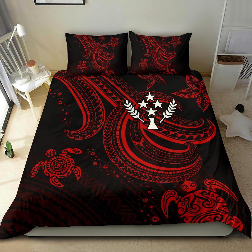 Kosrae Bedding Set - Red Turtle Red - Polynesian Pride