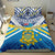 Tuvalu Rugby Bedding Set Polynesian Flag - Polynesian Pride