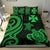 Wallis and Futuna Bedding Set - Green Tentacle Turtle Green - Polynesian Pride