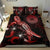 American Samoa Polynesian Bedding Set - Turtle With Blooming Hibiscus Red - Polynesian Pride