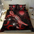 CNMI Polynesian Bedding Set - Turtle With Blooming Hibiscus Red - Polynesian Pride