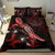 Palau Polynesian Bedding Set - Turtle With Blooming Hibiscus Red - Polynesian Pride