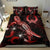 Pohnpei Polynesian Bedding Set - Turtle With Blooming Hibiscus Red - Polynesian Pride