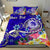 FSM Custom Personalised Bedding Set - Turtle Plumeria (Blue) - Polynesian Pride