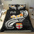 Fiji Bedding Set - Fiji Seal Polynesian Patterns Plumeria (Black) - Polynesian Pride