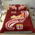 Fiji Bedding Set - Fiji Seal Polynesian Patterns Plumeria (Red) - Polynesian Pride