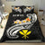 Hawaii Bedding Set - Kanaka Maoli Polynesian Patterns Plumeria (Black) - Polynesian Pride