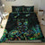 Maori Aotearoa Rugby Haka Bedding Set New Zealand Silver Fern - Paua Shell - Polynesian Pride