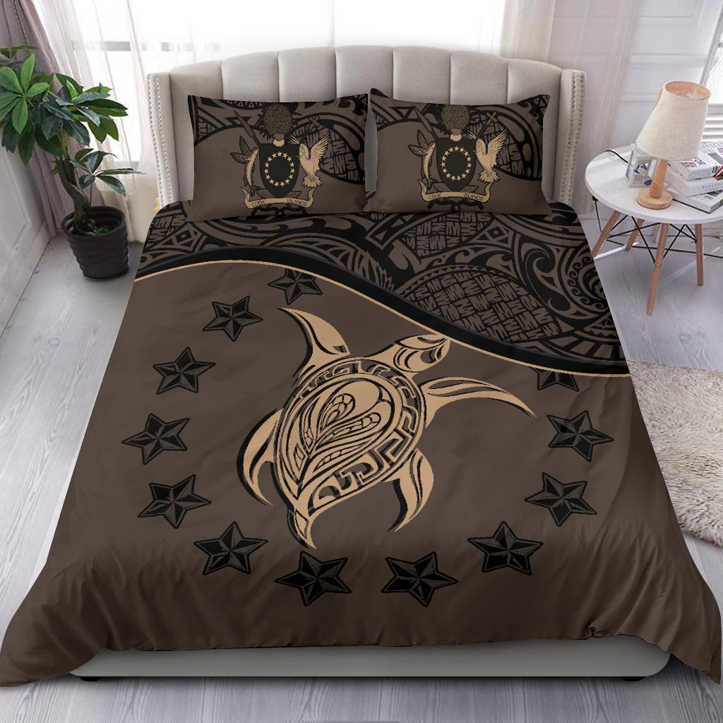 Cook Islands Bedding Set Brown - Polynesian Pride