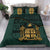 Polynesian Duvet Cover Set - Fiji Bedding Set Dark Green - Polynesian Pride