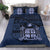 Polynesian Duvet Cover Set - Fiji Bedding Set Dark Blue - Polynesian Pride