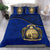 Nauru Duvet Cover Set - Nauru Bedding Flag & Coat Of Arms Dark Blue - Polynesian Pride