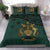 Solomon Island Duvet Cover Set - Flag & Coat Of Arms Drak Blue - Polynesian Pride