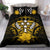 Kosrae Duvet Cover Set - Kosrae Flag & Yellow Hibiscus - Polynesian Pride