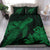 Hawaiian Hibiscus Memory Turtle Polynesian Bedding Set Green - Polynesian Pride