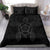 Hawaiian Turtle Hibiscus Polynesian Bedding Set Grey - Polynesian Pride