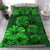 Hawaiian Map Turtle Hibiscus Vintage Polynesian Bedding Set Green - Polynesian Pride