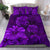 Hawaiian Map Turtle Hibiscus Vintage Polynesian Bedding Set Purple - Polynesian Pride