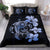 Hawaiian Hibiscus Plumeria Mix Turtle Polynesian Bedding Set Blue - Polynesian Pride