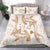 Hawaiian Map Hamerhead Shark Yin Yang Polynesian Bedding Set - White - Polynesian Pride