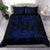 Hawaiian Map Hamerhead Shark Yin Yang Polynesian Bedding Set - Blue - Polynesian Pride