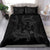 Hawaiian Map Hamerhead Shark Yin Yang Polynesian Bedding Set - Gray - Polynesian Pride