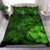 Hawaiian Hibiscus Whale Turtle Dance Polynesian Bedding Set - Green - Polynesian Pride