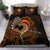 Hawaiian Warrior Helmet Kanaka Polynesian Bedding Set - Polynesian Pride