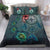 Polynesian Duvet Cover Set - Tahiti Bedding Set Dreamcatcher Turtle Compass - Polynesian Pride