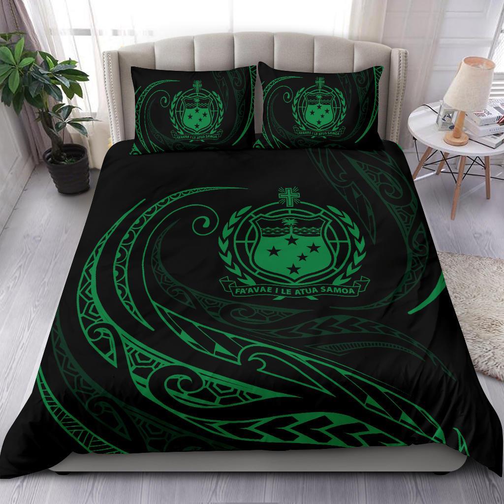 Samoa Bedding Set - Green - Frida Style - Polynesian Pride